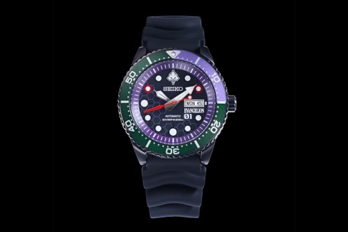 Seiko 将《新世纪福音战士》初号机灵魂注入限量版潜水表