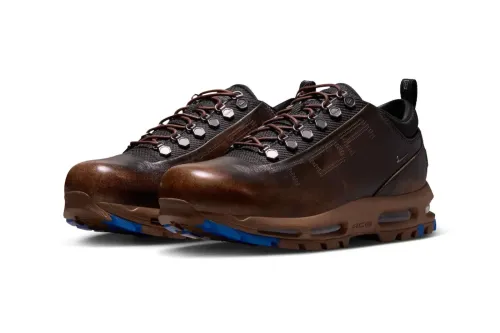Taller De Rafa 首款 Nike Air Max Goadome Low 鞋款以仿旧啡色皮革演绎车房美学