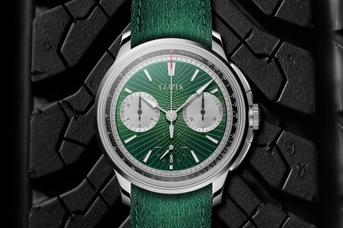 Czapek 发表 Faubourg de Cracovie「Crossroads」Victory Green 计时码表