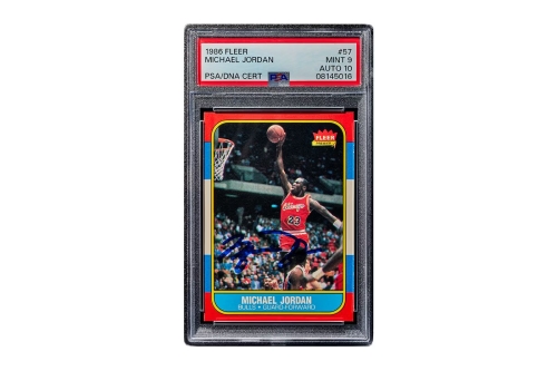 JOOPITER 呈献极罕 1986-87 Michael Jordan 亲签新秀卡