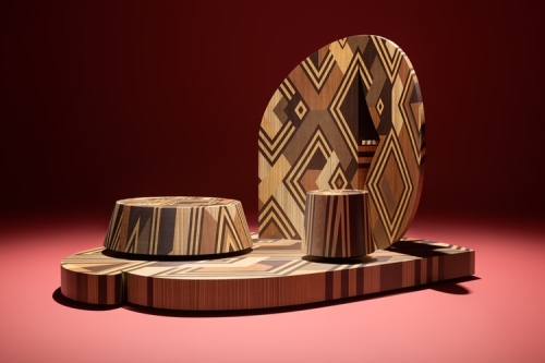 Stephen Burks 以木材打造繁复「仪式场域」设备