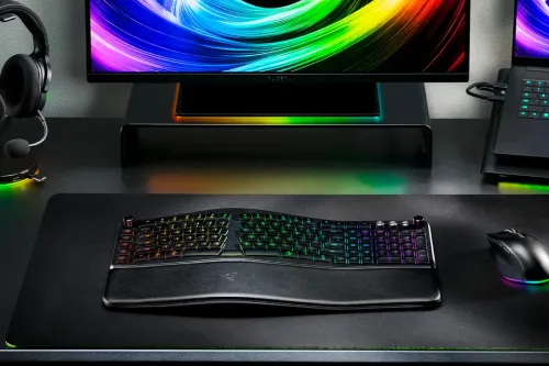 雷蛇 Razer Pro Type Ergo 人体工学键盘，全面升级高效生产力