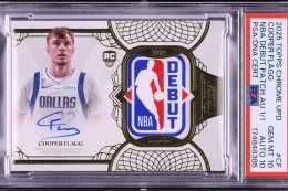 Cooper Flagg 全球唯一新秀球员卡以 $800 万美元成交，创下 NBA 球员卡史上第三高价
