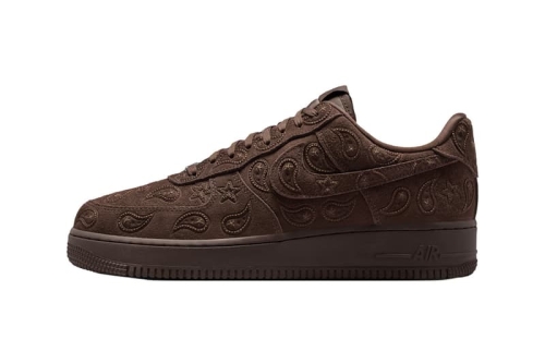 Nike 推出全新 Air Force 1 Low「Paisley/Baroque Brown」配色改造鞋款