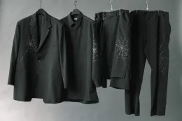 Yohji Yamamoto POUR HOMME 将其 FW18 蜘蛛网元素融入四件套限定胶囊系列