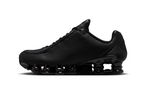Nike 推出全黑皮革版 Shox TL　经典跑鞋全面进军时尚圈