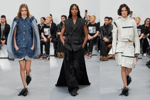 sacai 2026 春夏：未完成剪裁正当道