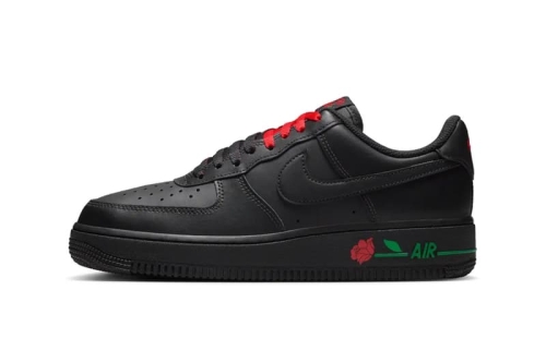 Nike Air Force 1 Low「Rose」全黑配色鞋款，迎战 2026 盛夏