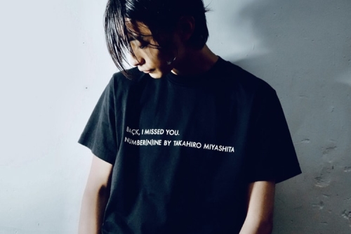 Number (N)ine 回归，叛逆态度图案 Tee 登场