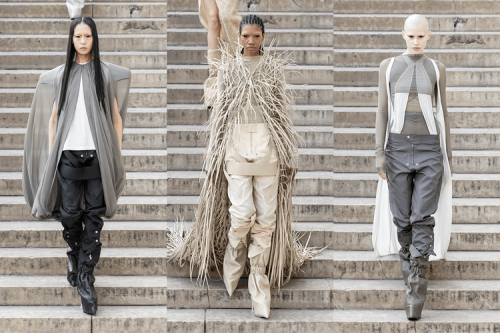 Rick Owens 2026 春夏系列「Temple」时装大秀亮相