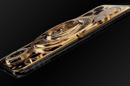 Caviar 打造要价 $70,000 美元黄金陀飞轮 iPhone 11 Pro