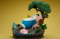 Sideshow 推出 Snorlax Diorama，集结 10 只小睡与觅食中的 Pokémon 共赴宝丽石野餐
