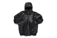 JJJJound 率先曝光全黑皮革 Full Zip Parka 连帽外套