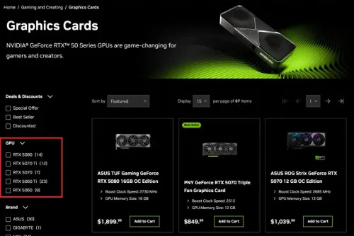 RTX 5090 从 NVIDIA 官方商城下架，引发停产与新品接替猜测