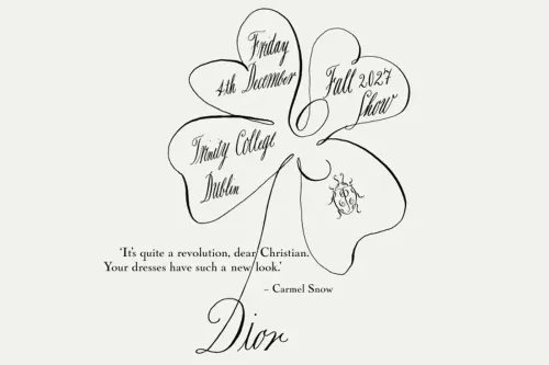 Dior 将于都柏林三一学院举办 2027 早秋大秀