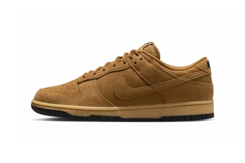 Nike Dunk Low「Wheat」鞋款秋日回归　全麂皮质感注入工装气场