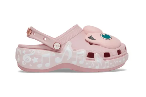 Pokémon 携手 Crocs 为 Jigglypuff 打造 30 周年厚底鞋款