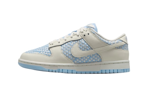 Nike Dunk Low「Wind Down, Feet Up」：编织鞋身质感加持，全新品牌细节演绎 Hydrogen Blue 配色