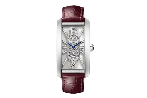 Cartier 首度为 Tank Américaine 推出镂空设计，搭载全新 1988 MC 机芯