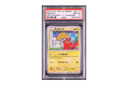 「Raincoat Pikachu」以 840 萬美元成交，成為史上第二昂貴《Pokémon》卡牌
