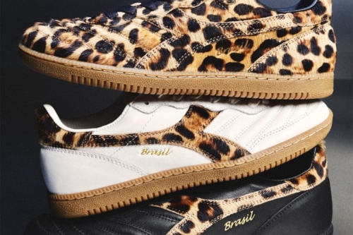 Dolce & Gabbana 携手 Diadora，用豹纹 Pony Hair 重塑 Brasil 鞋款