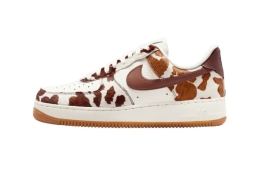 Nike 推出 Air Force 1 Low「Cow Print」配色「Field Brown」鞋款