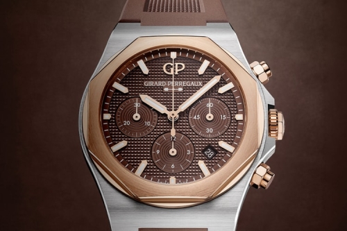 Girard‑Perregaux 推出奢华「Chocolate」色 Laureato 计时码表