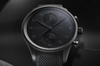 IWC 推出全黑 Portugieser Chronograph Ceratanium®：经典进入暗黑模式