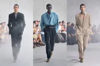 Saint Laurent 2027 夏季男装：自迷雾中现身的极简诱惑
