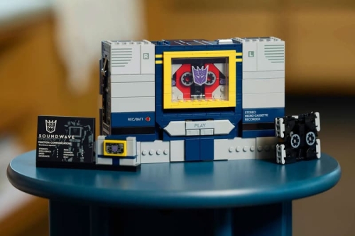 LEGO Icons 1,505 件「Soundwave」套装正式登场　TRANSFORMERS 迷必收