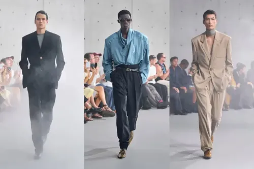 Saint Laurent 2027 夏季男装：自迷雾中现身的极简诱惑