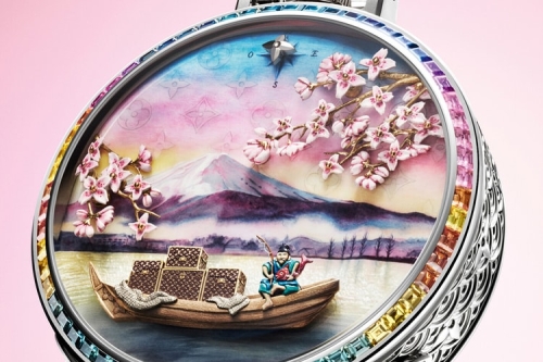 Louis Vuitton 推出 Escale au Mont Fuji 高级怀表