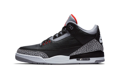 消息称 Air Jordan 3 人气配色黑水泥「Black Cement」将以 OG 版本复刻回归