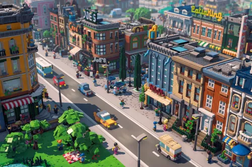 《Cities: Skylines II》开发团队推出全新休闲城市建造游戏《LEGO Skylines》