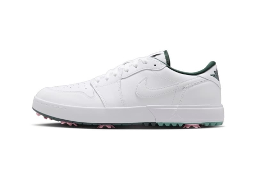 Jordan Brand 以经典格调配上低调撞色，打造 Air Jordan 1 Low Golf「White/Fir」鞋款