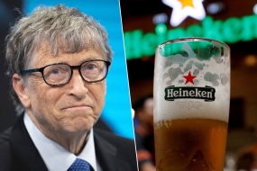 耗资约 8.5 亿欧元，不怎么喝啤酒的比尔·盖茨买入喜力啤酒 3.76% 股份