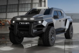 Rezvani 发表 850 匹马力 2027 Fortress「超级战术皮卡」