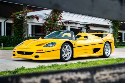Ralph Lauren 坐驾极稀有黄色规格 Ferrari F50 即将展开拍卖