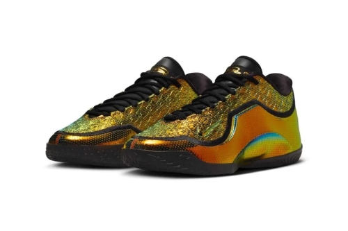 Nike LeBron 23「40K Gold」官方近赏，金色战靴致敬 40,000 分传奇