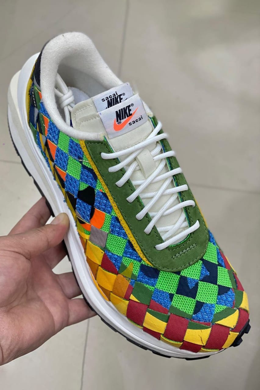 sacai × Nike LDV Waffle Woven 全新联乘配色「Multicolor」鞋款率先