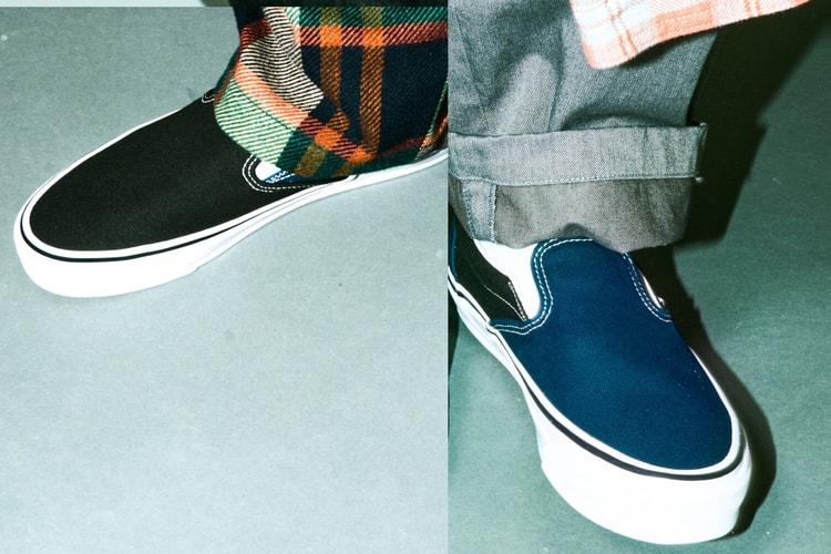 OTW by Vans × Engineered Garments 重新演绎左右错配 Slip-On 98