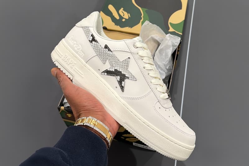 Don C 预告重磅 Just Don × BAPE STA「Python Pack」联名鞋款