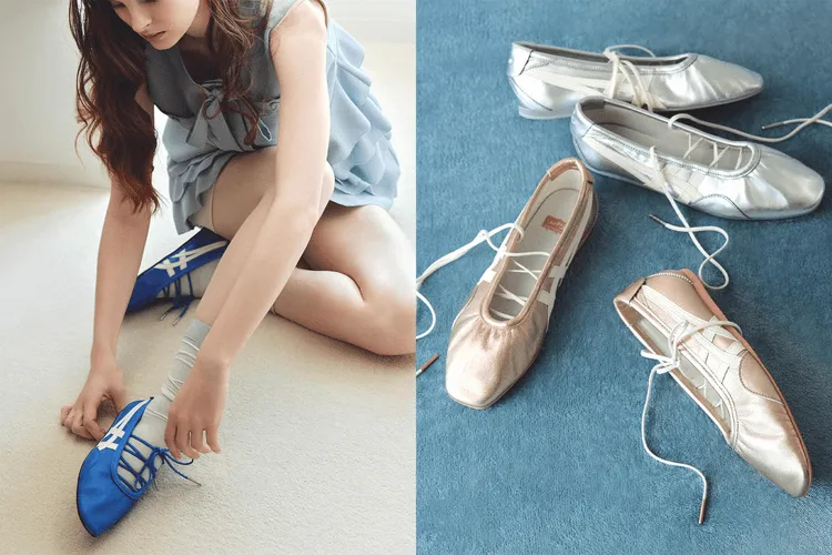 芭蕾舞鞋的优雅变奏：Onitsuka Tiger 释出全新 GYMNARINA™ 鞋款