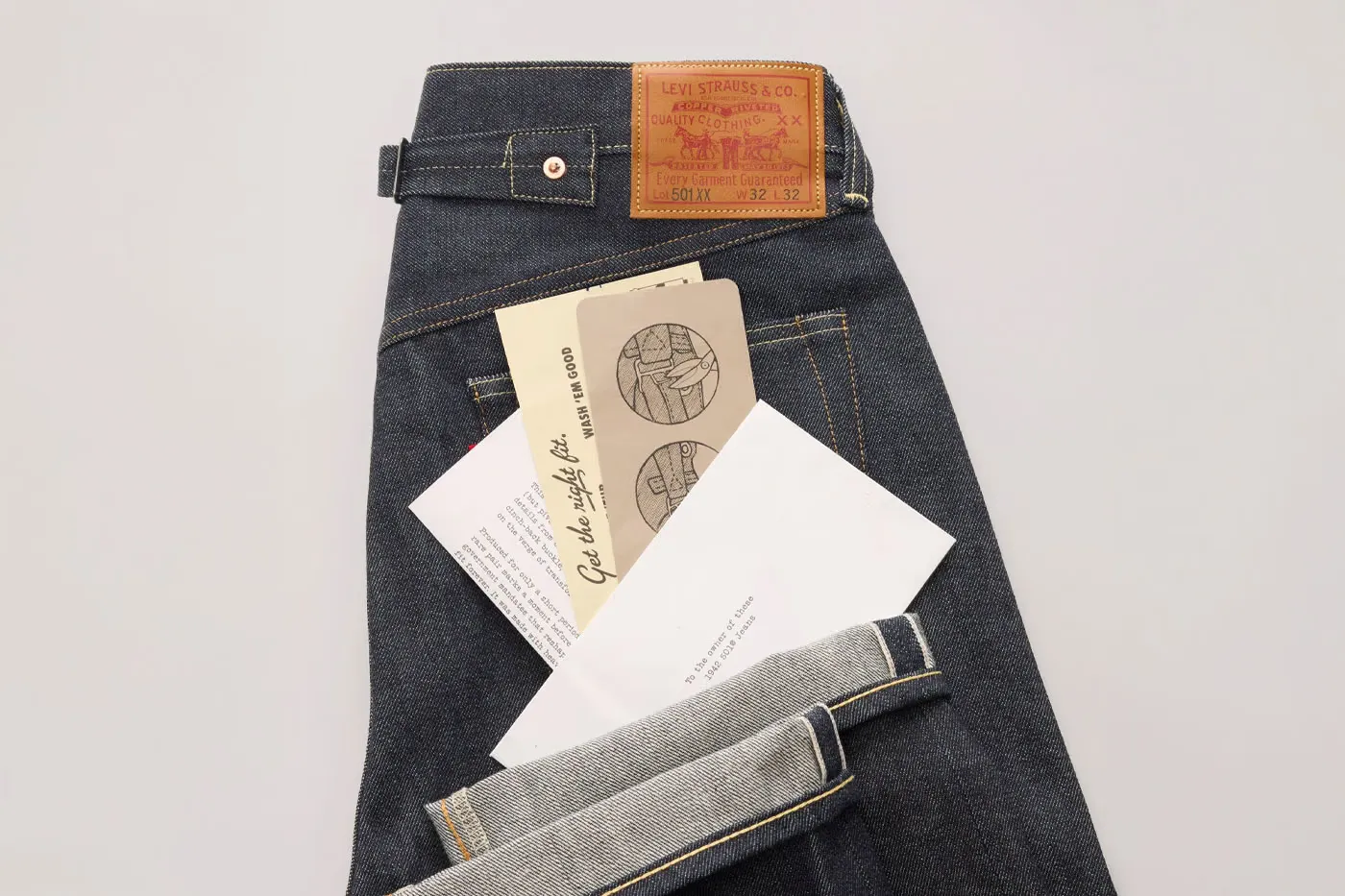 Levi’s Vintage Clothing 限量复刻 1942 年档案款 501® 牛仔裤