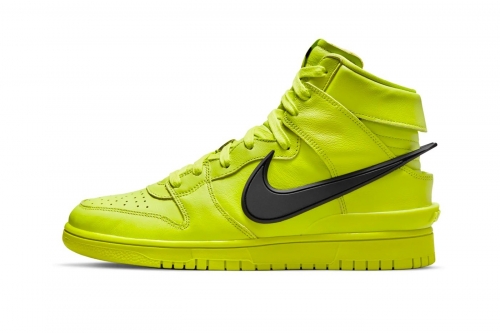 AMBUSH × Nike Dunk High 最新联名配色「Flash Lime」鞋款正式登场