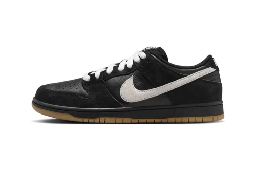 Nike SB Dunk Low 最新配色「Black/White/Gum」鞋款率先曝光