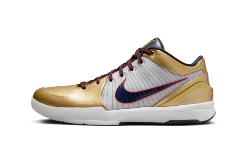 Nike Kobe 4 Protro 奥运主题配色「Gold Medal」鞋款官方图辑、发售情报正式公开