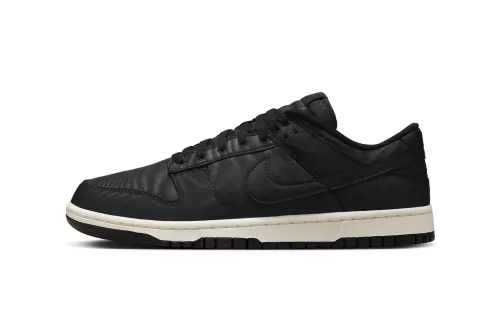 Nike Dunk Low 最新配色「Black Canvas」鞋款即将登场