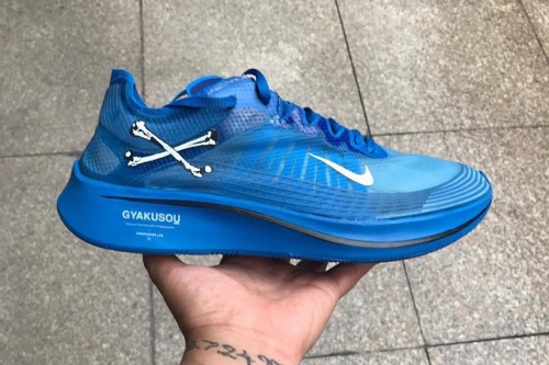 UNDERCOVER × Nike 联名 Zoom Fly SP「GYAKUSOU」蓝色版本鞋款曝光