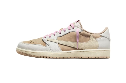 消息称 Travis Scott × Air Jordan 1 Low OG 最新配色组合「Pink Pack」取消发售